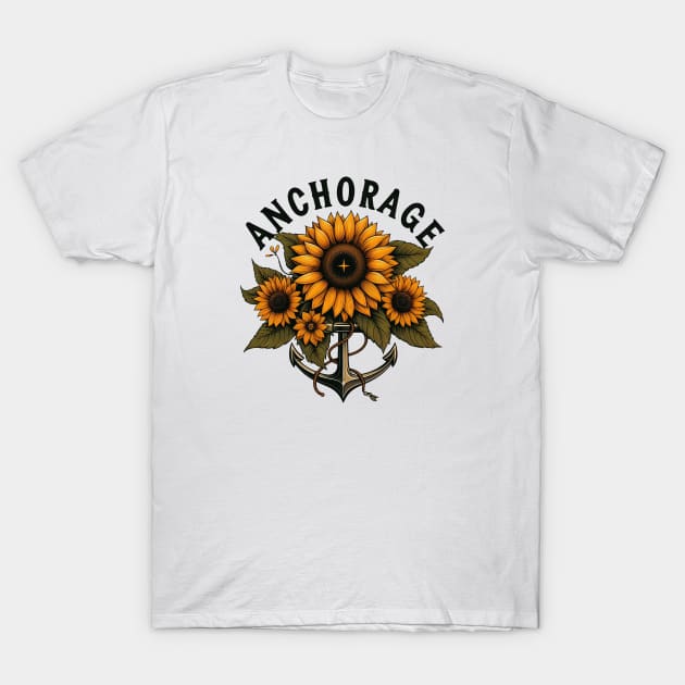 Anchorage Sunflower T-Shirt by Americansports